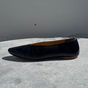 Seychelles Black Genuine Leather Ballet Flats - Size 8.5